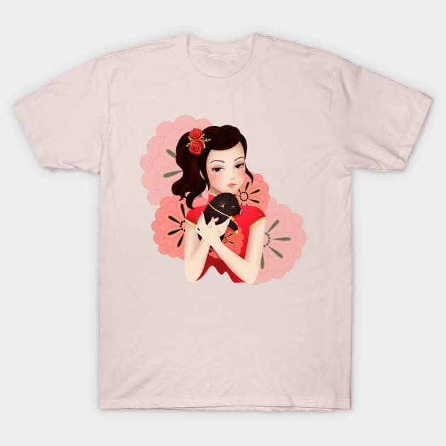 Cute Piglet T-Shirt by cqcat